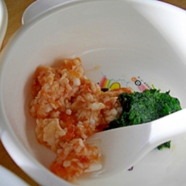 離乳食中期 ひらめのトマト和え レシピ 作り方 By ぎにゅ 楽天レシピ 離乳食中期 ひらめのトマト和え レシピ 作り方 By ぎにゅ 楽天レシピ